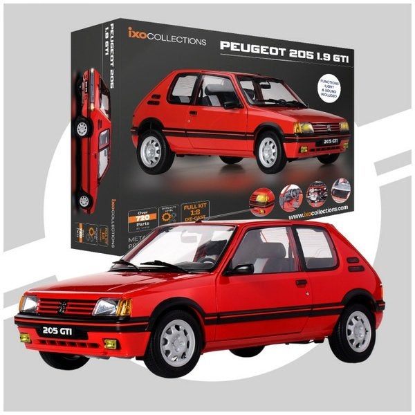 Ixo 1/8 Peugeot 205 1.9 GTI Rood, Overige merken, Auto, Groter dan 1:32, Nieuw