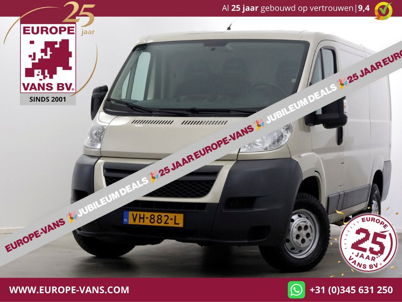 Citroën Jumper 30 2.2 HDI 110pk L1H1 Economy Airco/Cruise C, Auto's, Bestelauto's, Euro 5, Gebruikt, Metallic lak, 4 cilinders