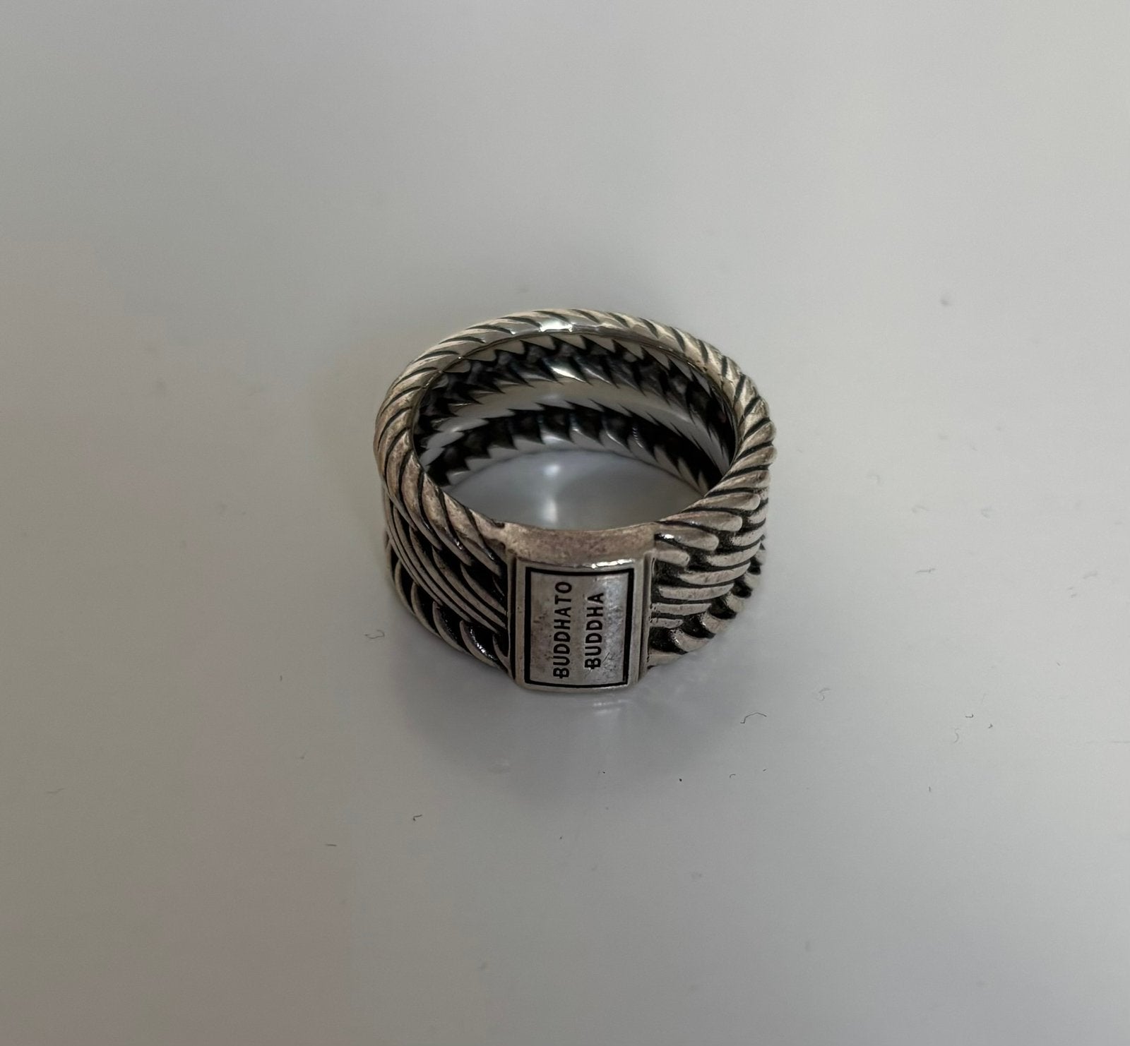 Ring Buddha to buddha mt 18, 18 tot 19, Ophalen of Verzenden, Zo goed als nieuw, Dame