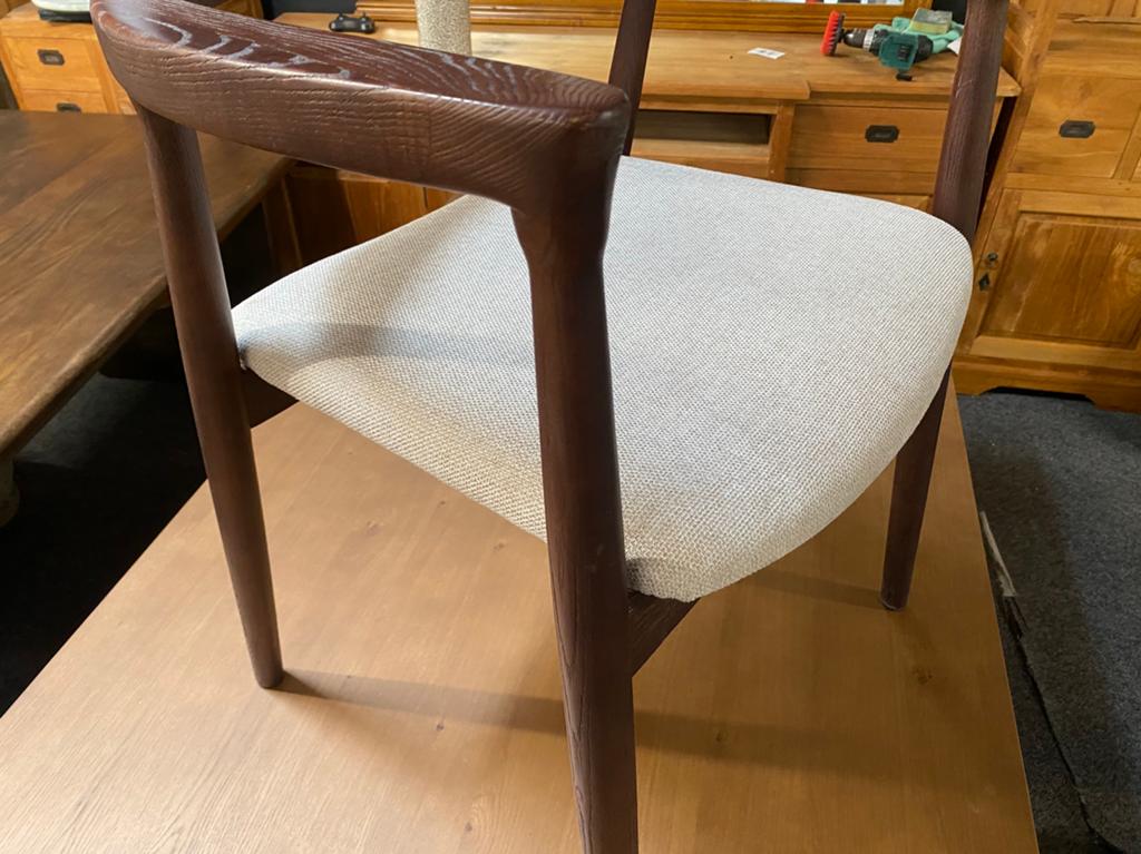 Stoelen japandi stijl  yorick donkerbruin massief essen hout, Ophalen, Nieuw, Hout, Vijf, Zes of meer stoelen