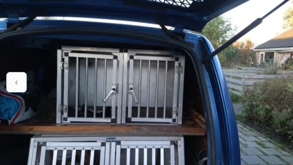 2 Hondenbench voor in de auto, Ophalen, Gebruikt