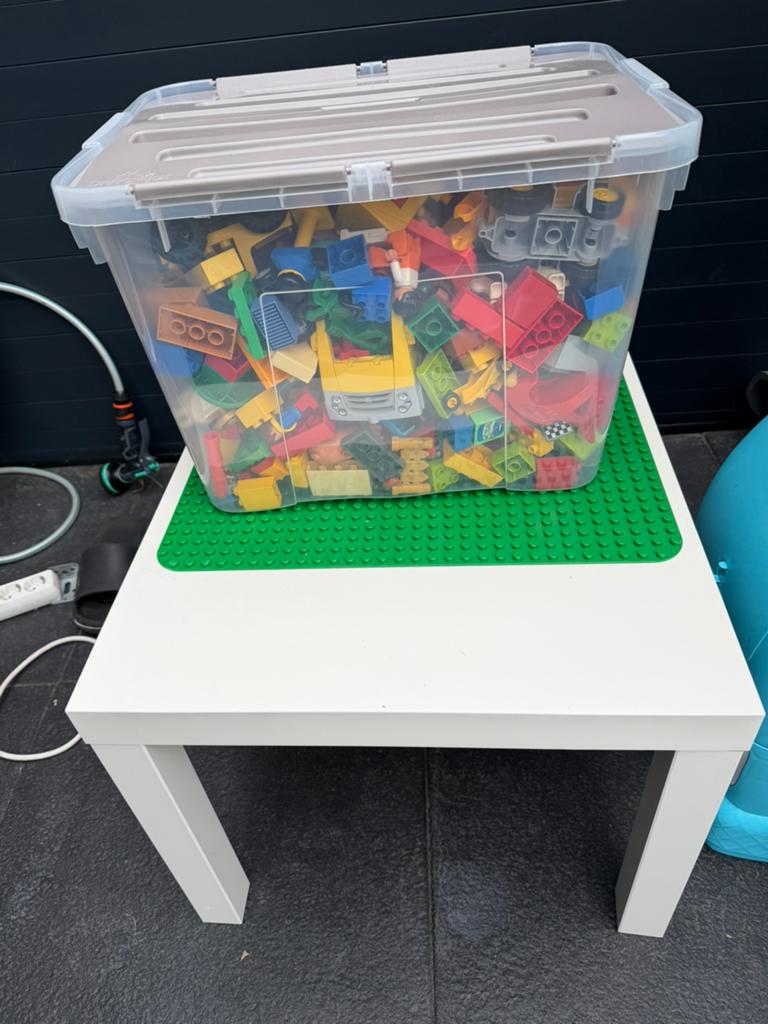 Grote partij duplo's met dieren, autos, poppen, duplo tafel, Kinderen en Baby's, Speelgoed | Duplo en Lego, Ophalen of Verzenden