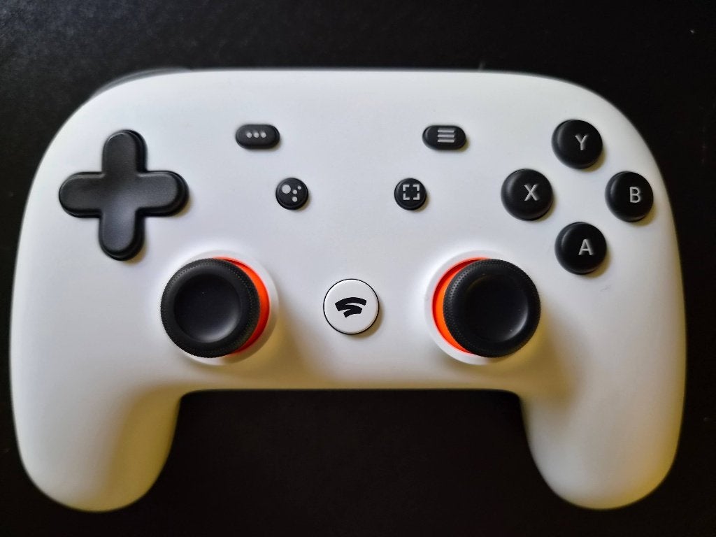 Google Stadia Controller Wit | Bluetooth | PC Gaming, Ophalen of Verzenden, Zo goed als nieuw, Google Stadia