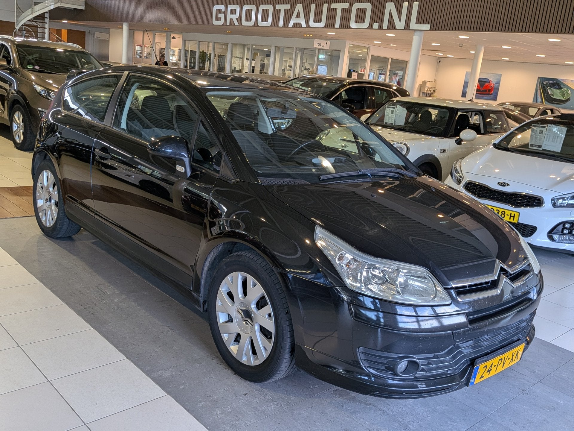 Citroën C4 Coupe 1.6-16V VTR Trekhaak, Airco, Cruise Contro, Auto's, Voorwielaandrijving, Stof, Gebruikt, 4 cilinders