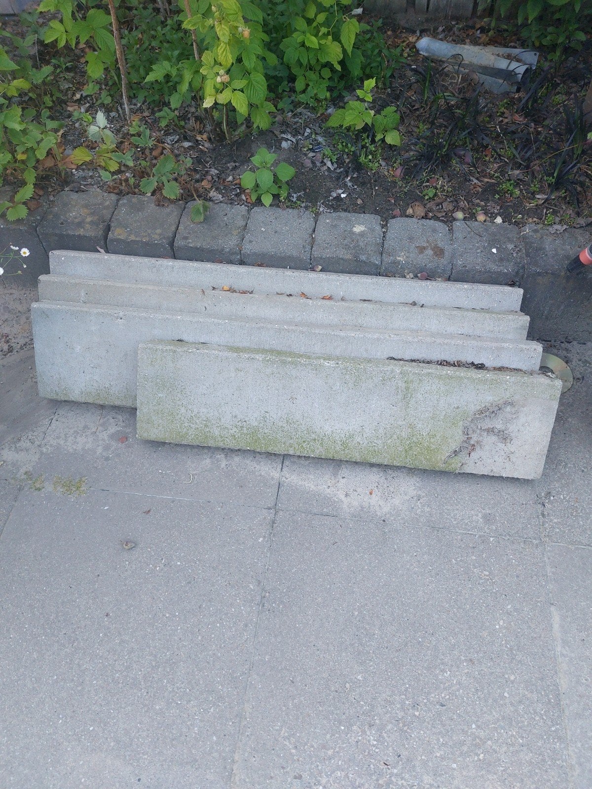 Stenen bandjes, 1m lang, Tuin en Terras, Bielzen en Borders, Ophalen