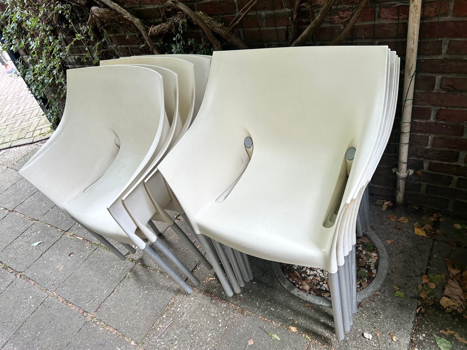 Dr. No design tuinstoelen van Philippe Starck. . 10 stuks, Tuin en Terras, Ophalen, Gebruikt, Kunststof