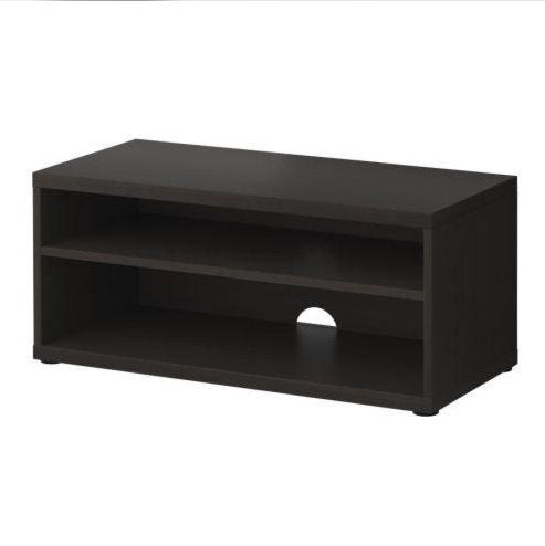 Ikea MOSJO tv meubel zwart bruin 90/40/38, Ophalen, Gebruikt, Ikea, 50 tot 100 cm