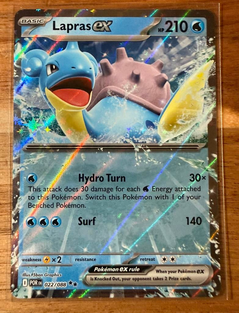 Lapras EX Perfect Order 022/088, Ophalen of Verzenden, Nieuw