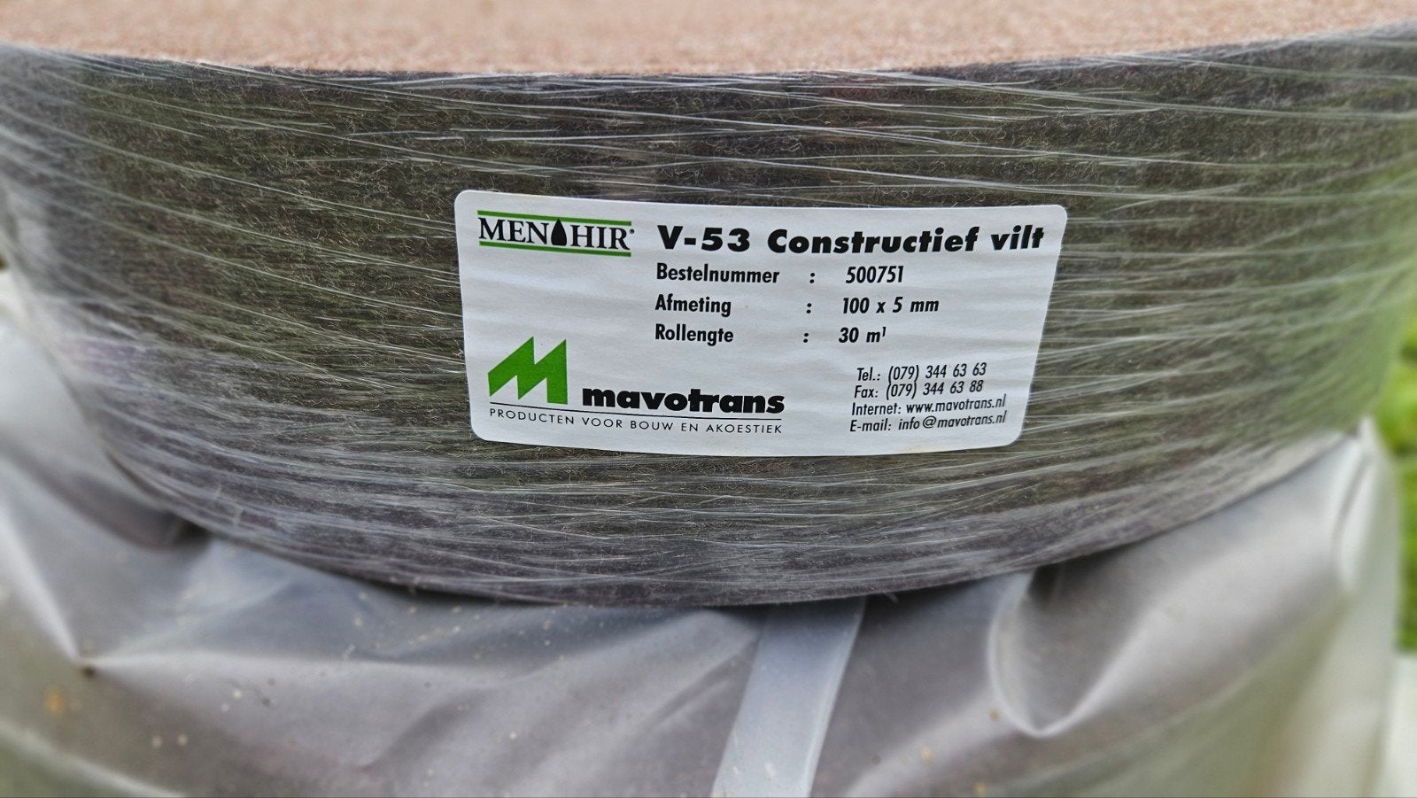 Mavotrans Menhir V-53 Constructief Vilt - 8 Rollen, Ophalen, Nieuw, Los Vilt, Wolvilt