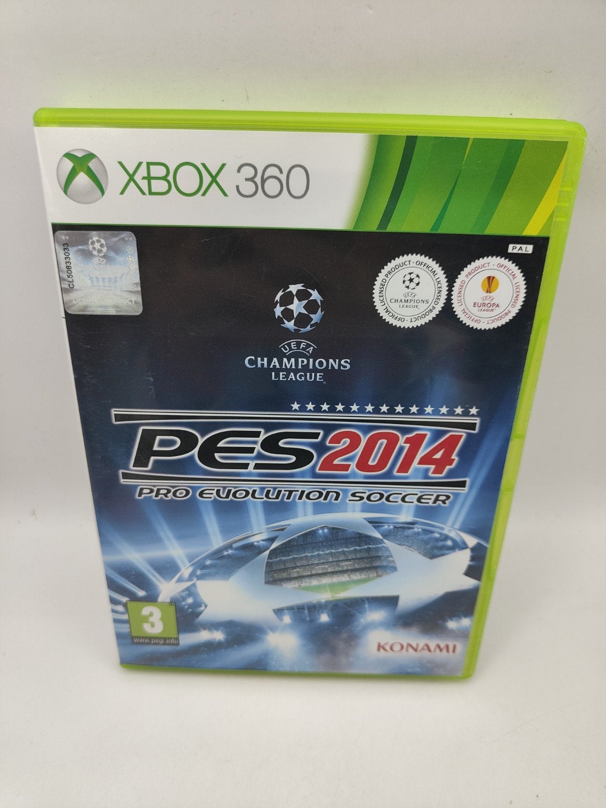 PES 2014 Pro Evolution Soccer - Xbox 360, Ophalen of Verzenden, Zo goed als nieuw, Eén computer, Konami Digital Entertainment