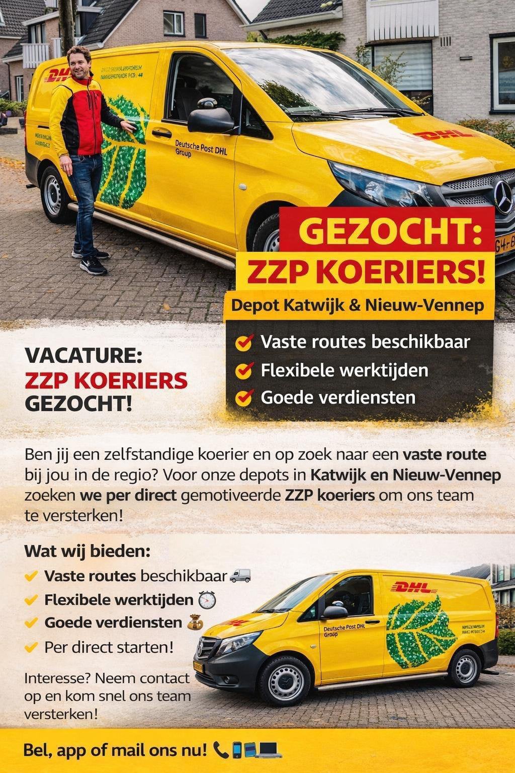 GEZOCHT ZZP KOERIER
