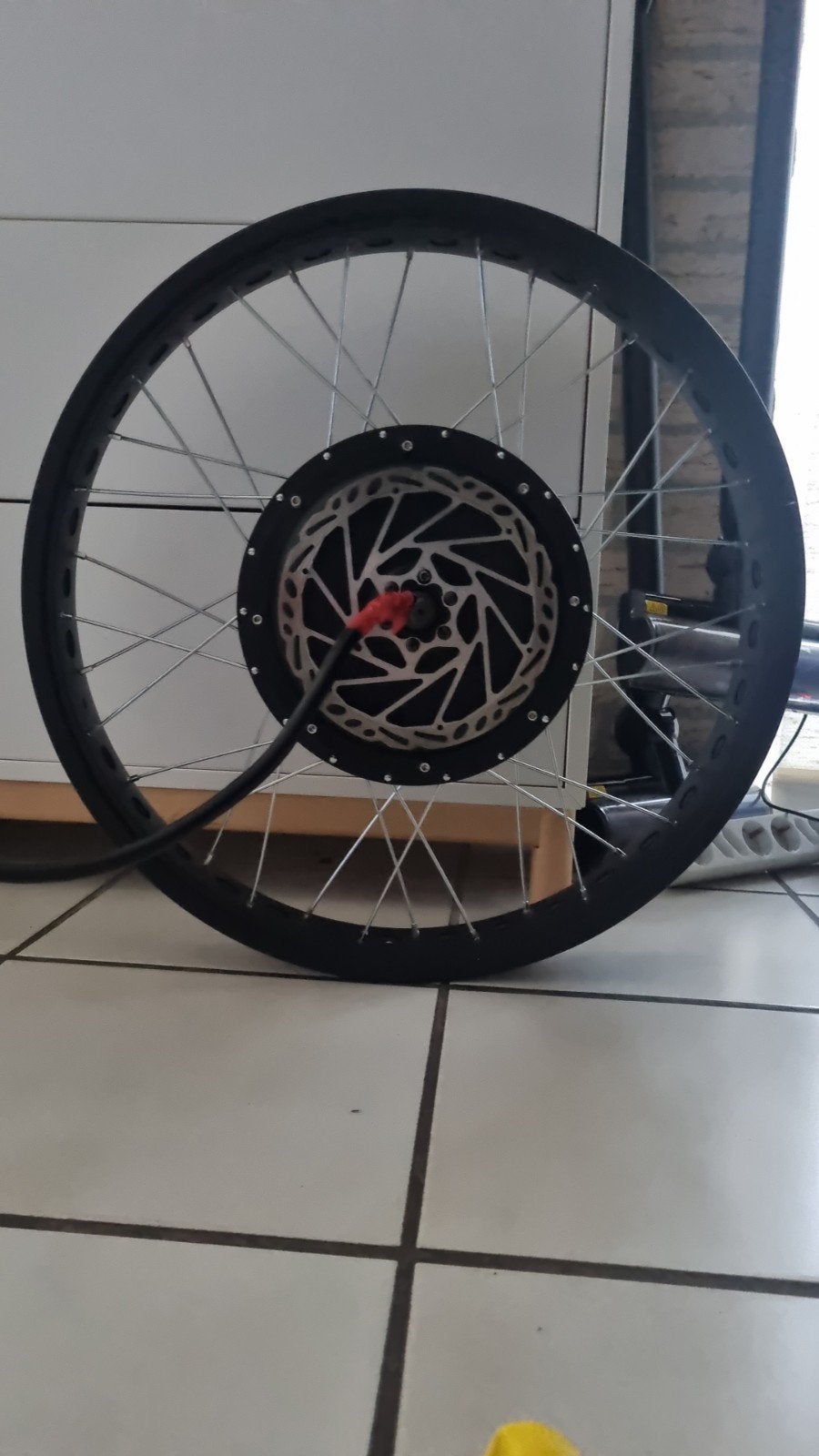 5000w 72v motor 24 inch velg, Ophalen, Zo goed als nieuw, Overige merken