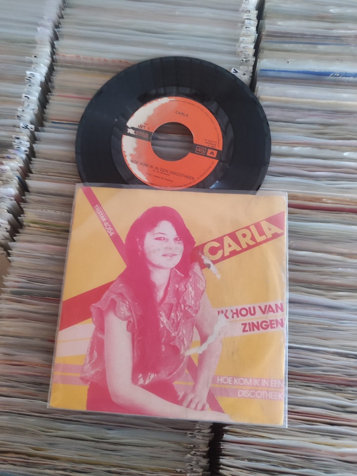 Carla hoe kom ik in een discotheek Telstar, Ophalen of Verzenden, Gebruikt, Overige formaten, Levenslied of Smartlap