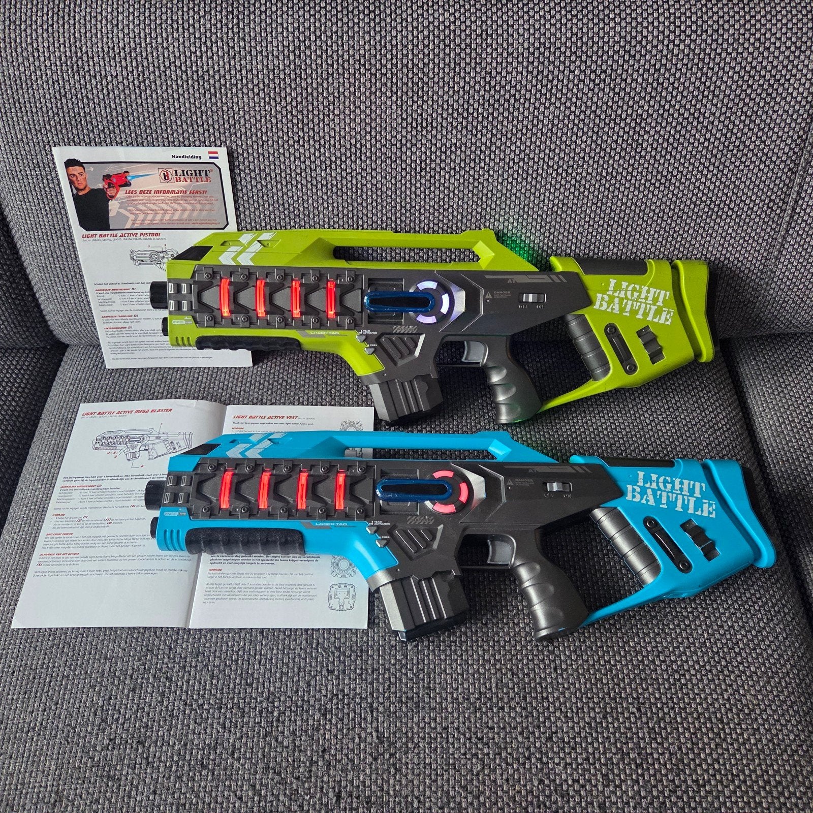 Light Battle Connect | Lasergame Set - 2 Blasters, Ophalen of Verzenden