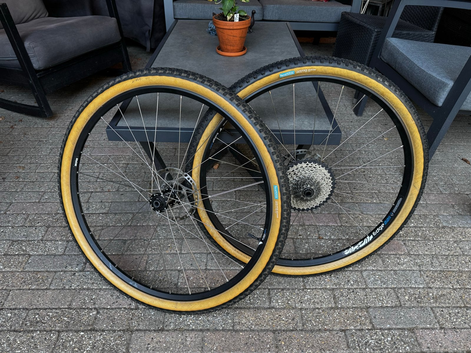 Handgespaakte wielen 650B Novatec Ryde Edge velgen, Fietsen en Brommers, Fietsonderdelen, Ophalen, Gebruikt, Mountainbike, Wiel