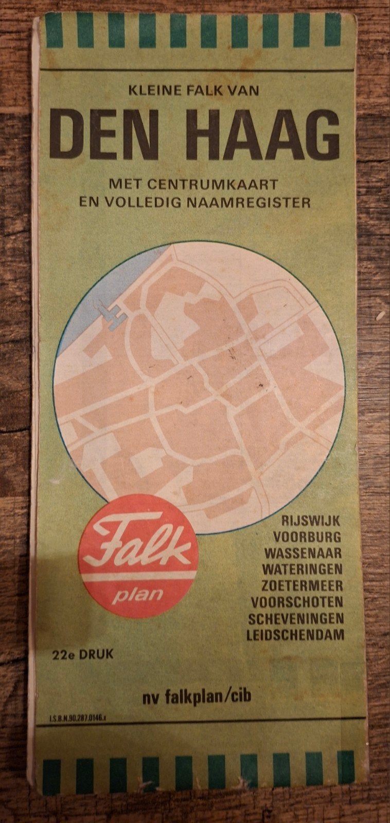 Stadsplattegrond Den Haag 22e druk, Ophalen of Verzenden