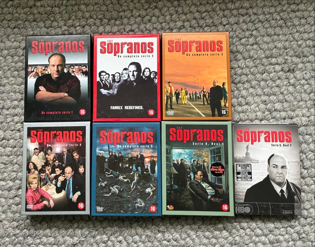 The Sopranos complete serie (seizoen 1 t/m 6), Vanaf 16 jaar, Ophalen of Verzenden, Gebruikt, Drama