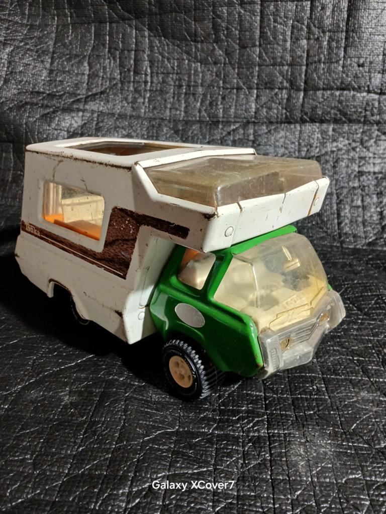 Vintage Tonka Camper Speelgoedauto - Groen/Wit, Ophalen of Verzenden, Gebruikt