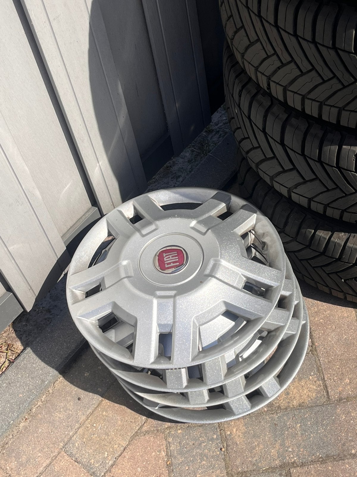 4 goede stalen velgen met band, Ophalen, 15 inch, Band(en), Zomerbanden