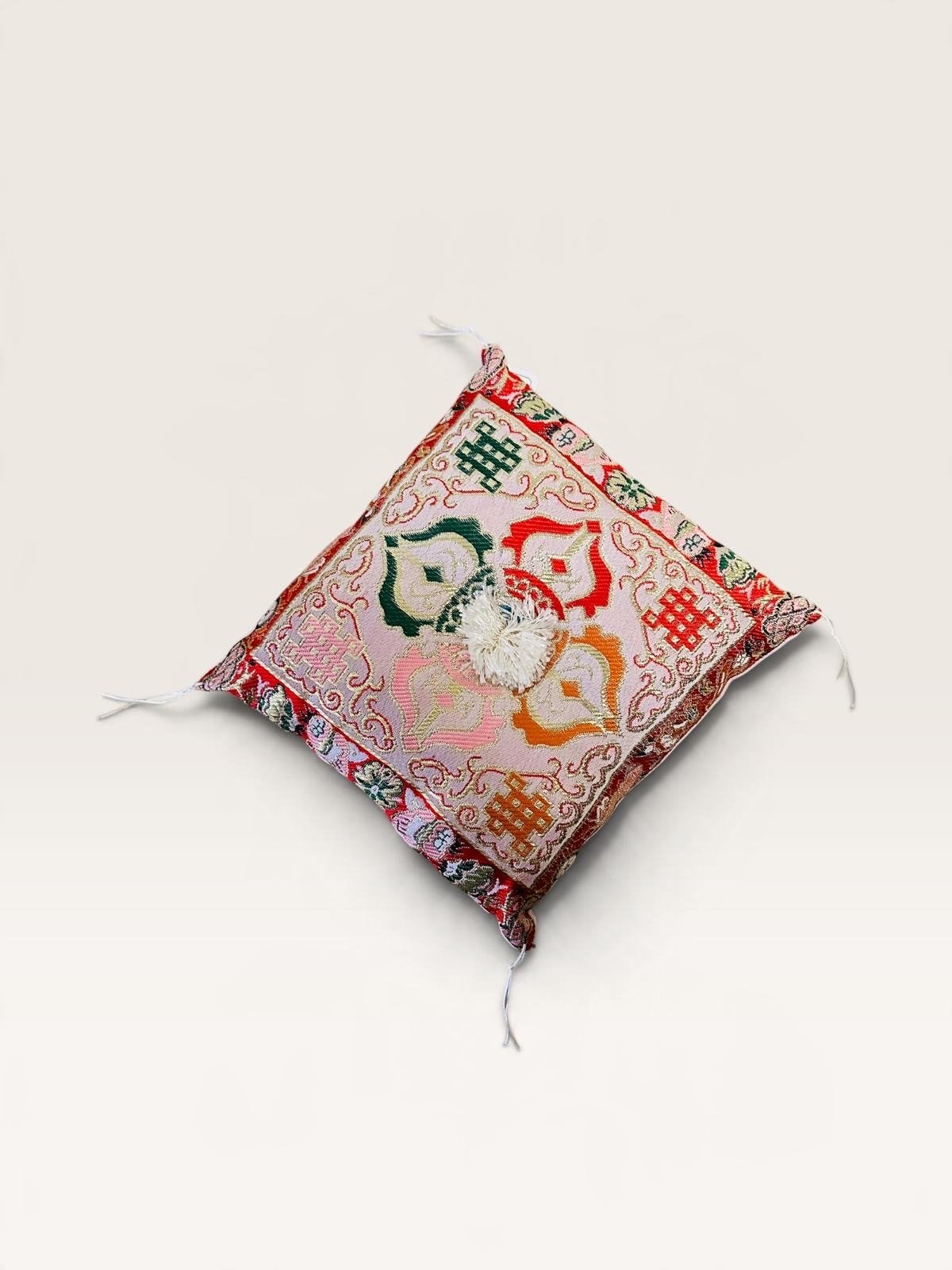 Decoratief Sierkussentje met Oosterse Patronen en Kwastje, Overige merken, Gebruikt, Meerkleurig, Met print