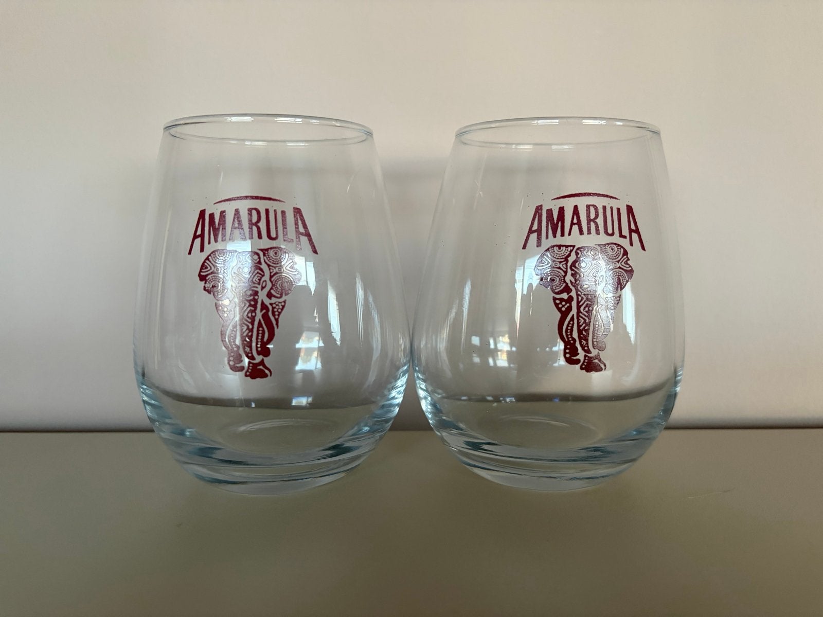 Amarula Glazen - Set van 2, Huis en Inrichting, Ophalen of Verzenden, Nieuw, Glas, Glas of Glazen