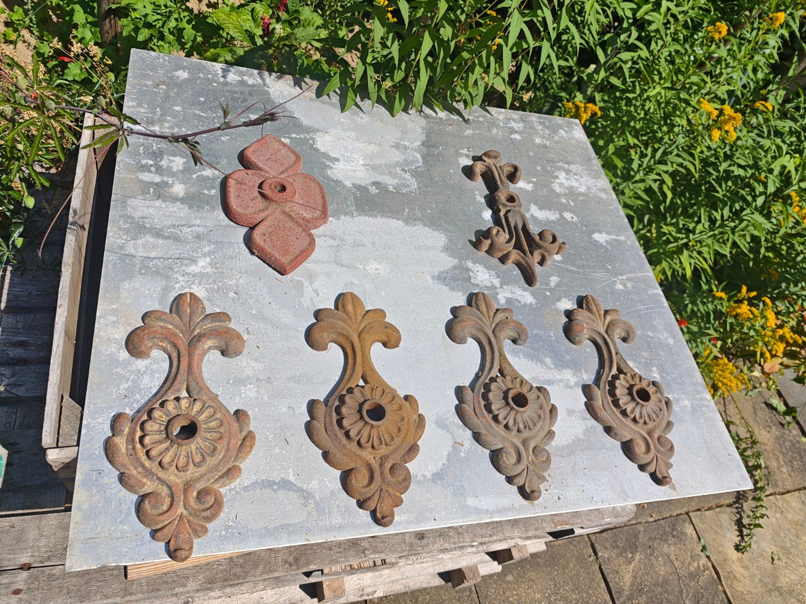 Muurankers / Rozetten, Ophalen