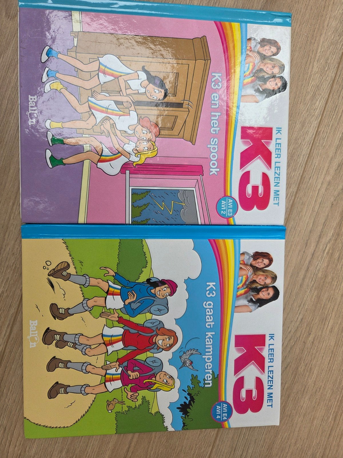 K3 boeken: K3 en het spook & K3 gaat kamperen, Ophalen of Verzenden, Gelezen, K3, Fictie algemeen