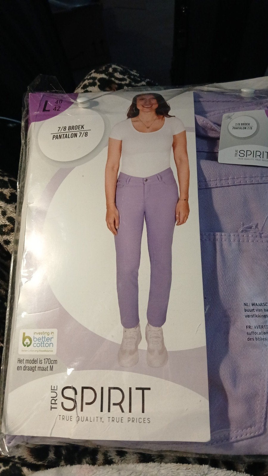 Paarse pantalon, Kleding | Dames, Ophalen of Verzenden, Zo goed als nieuw, Paars, Lang