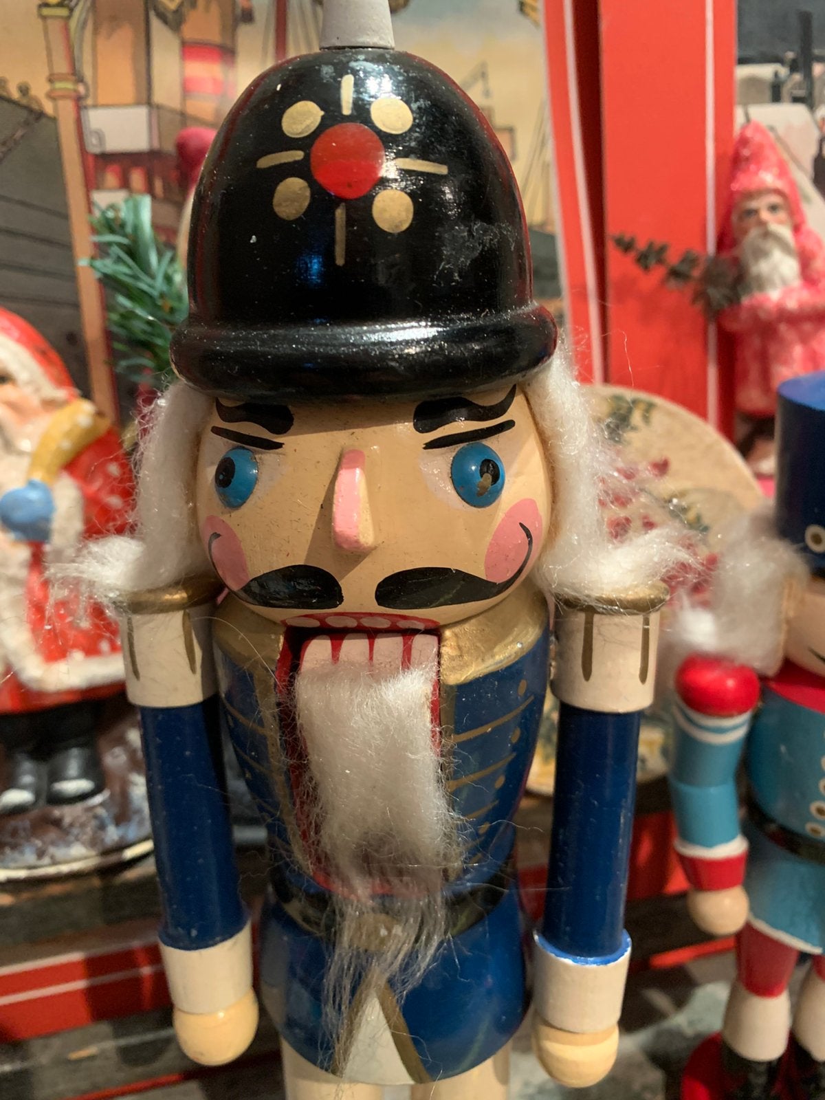 Zeer oude kerst notenkraket, Diversen, Kerst, T, Ophalen of Verzenden, Zo goed als nieuw, N