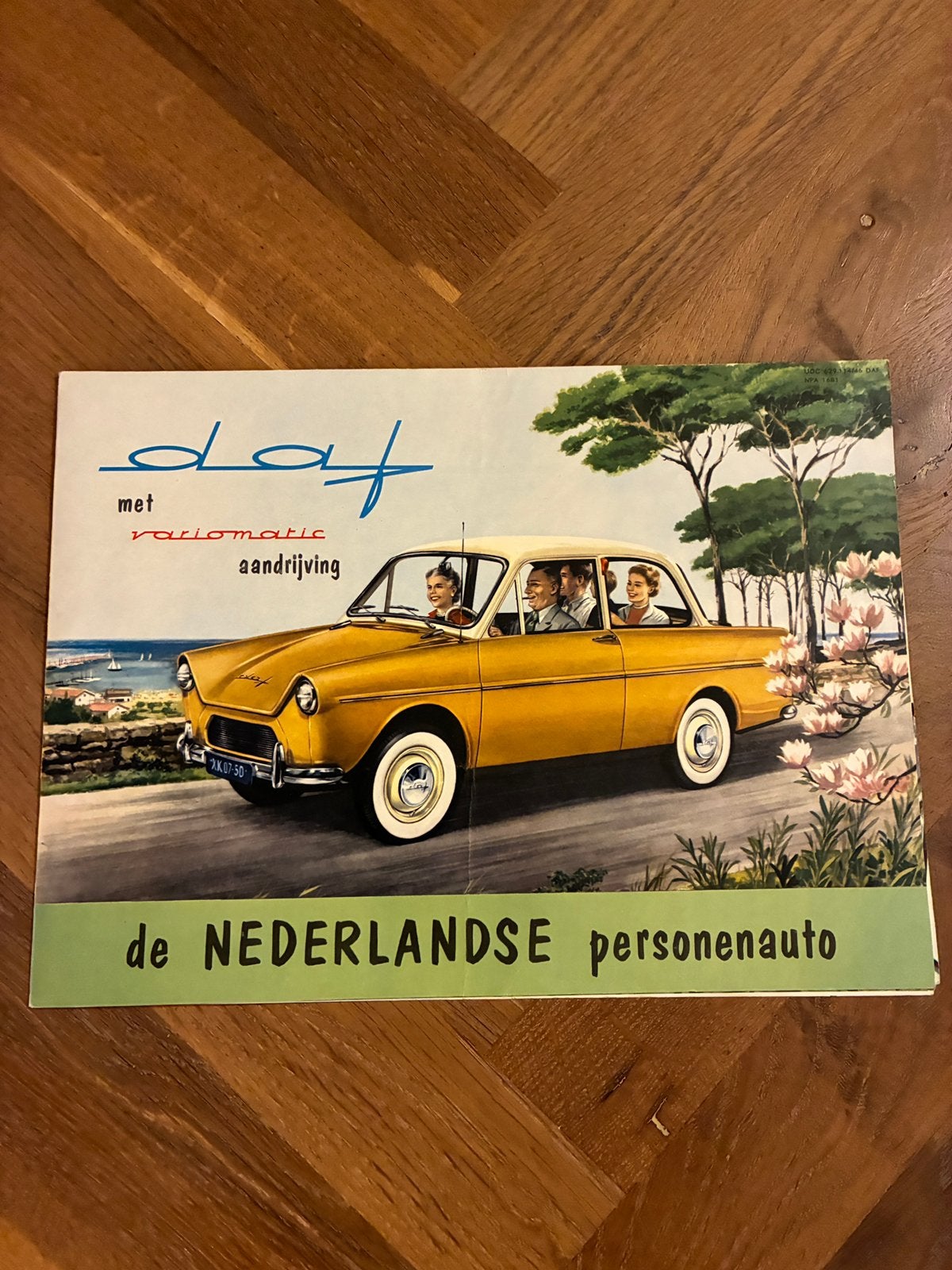 DAF met variomatic brochure, Verzenden, Zo goed als nieuw, Overige merken