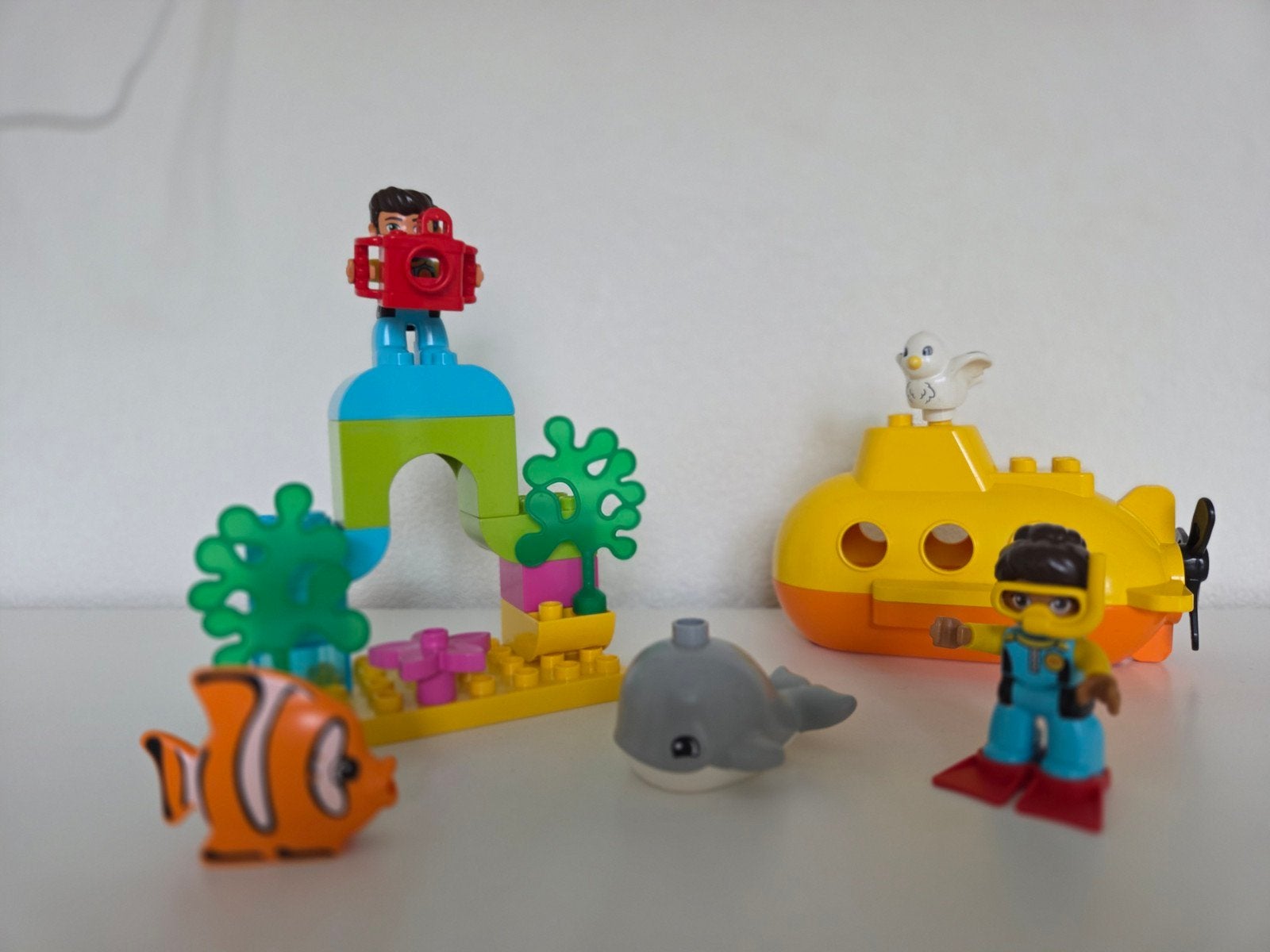 Nette set Lego Dulpo 10910 Avonturen met de onderzeeër, Overige thema's, Ophalen of Verzenden, Zo goed als nieuw, Compleet