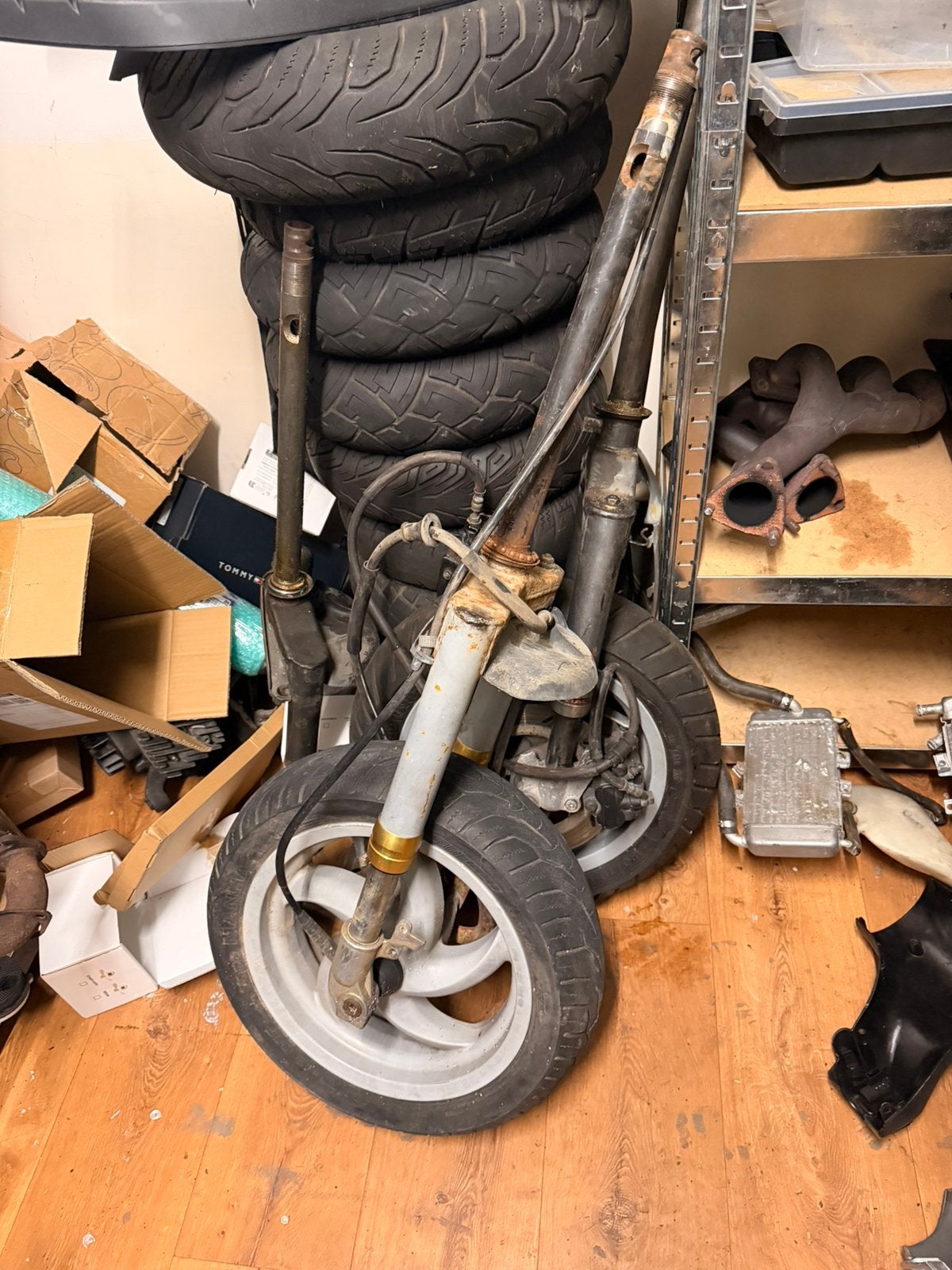 Gilera runner 125/180 goudenringen Voorvork, Motoren, Ophalen