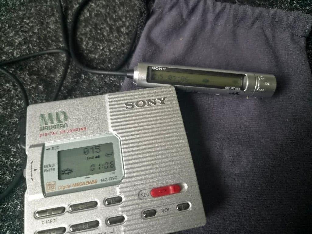 Sony MZ-R90 MD minidisk speler recorder zgan, Ophalen of Verzenden, Minidisc-recorder