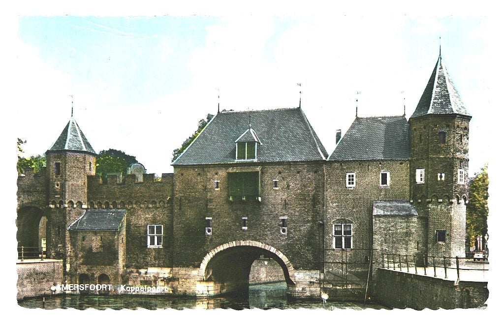 939732 Amersfoort Koppelpoort 1962 Gelopen met postzegel