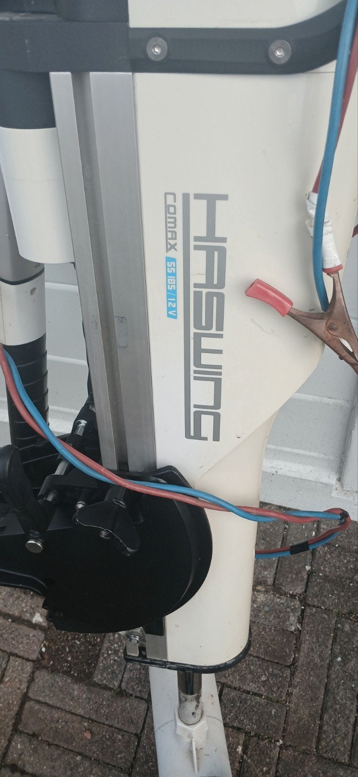 Haswing Comax 55 lbs 12V elektrische buitenboordmotor, Watersport en Boten, Ophalen, Gebruikt