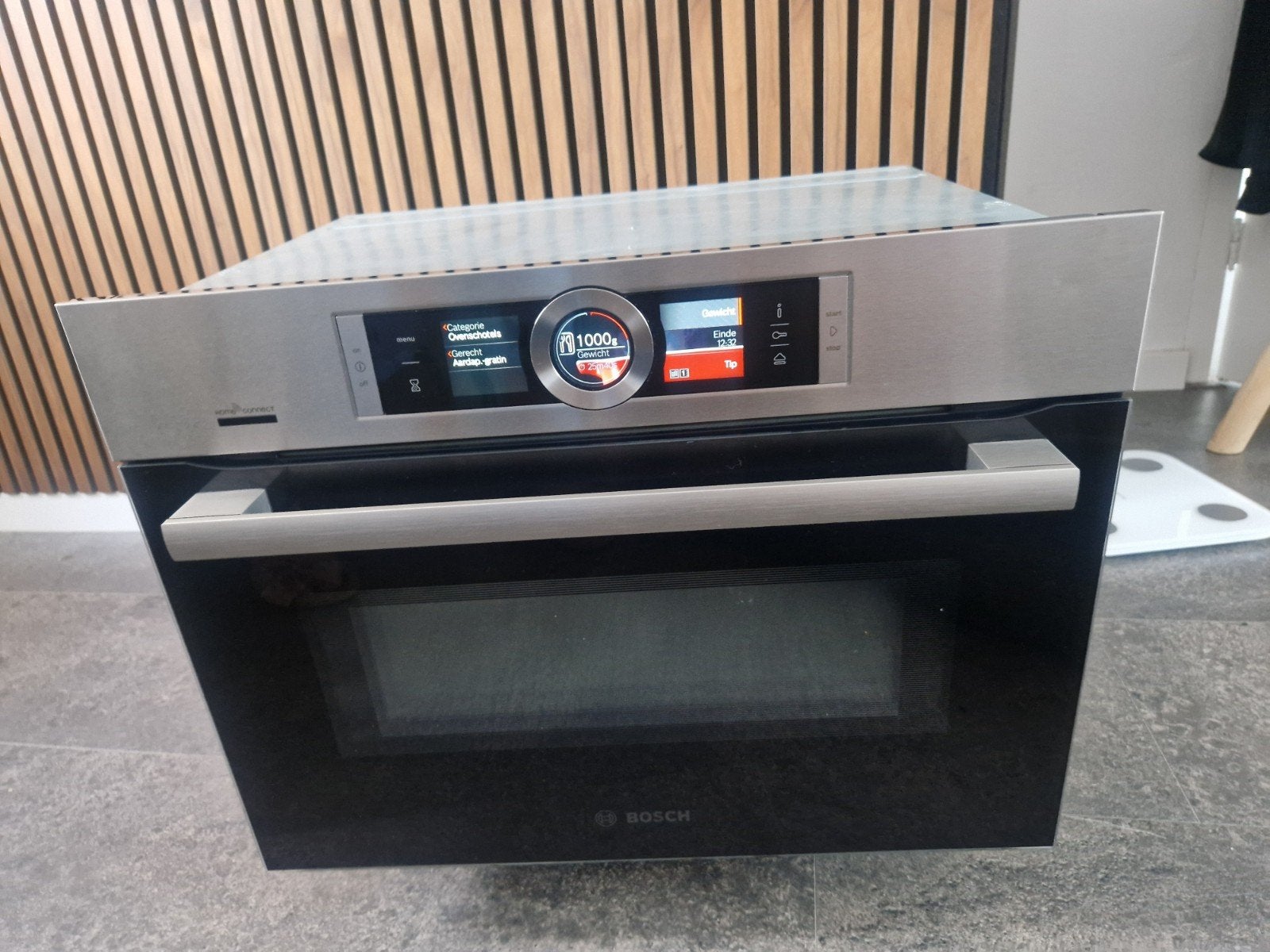 Bosch inbouw Combimagnetron /stoom-oven Zo goed als nieuw, Ophalen, Combimagnetron, Zo goed als nieuw, Inbouw