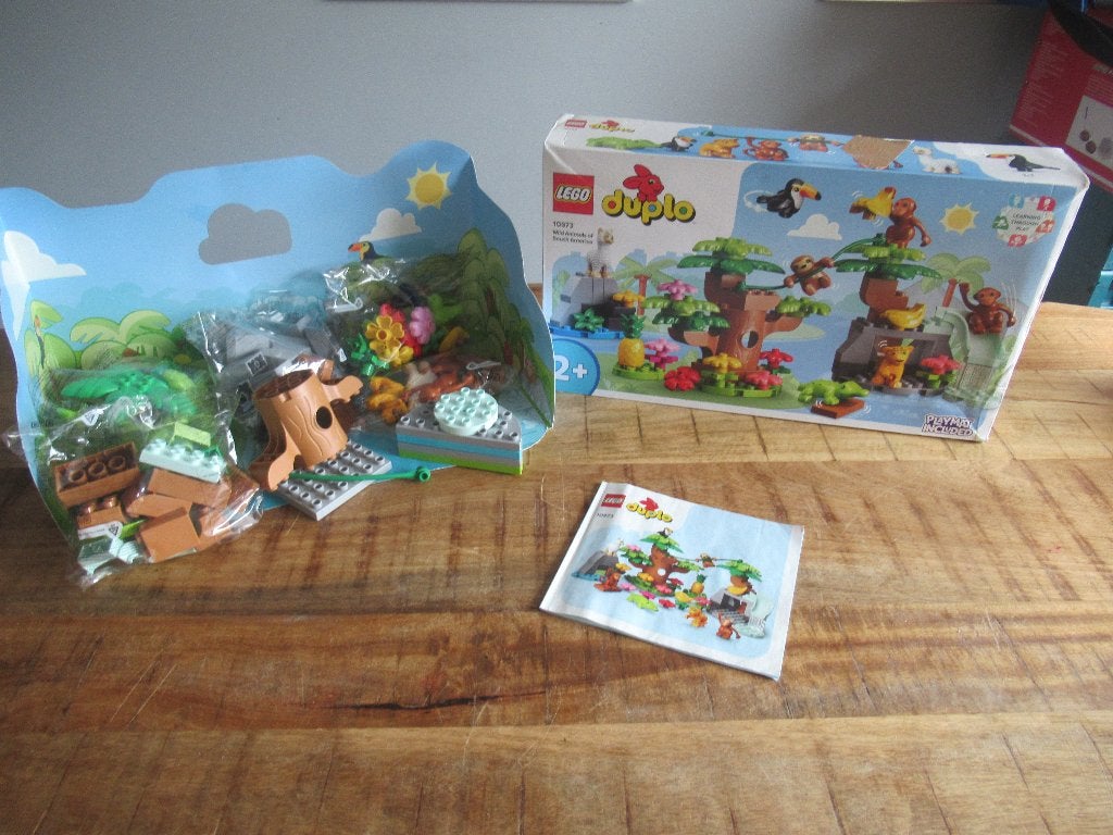 Nieuw in doos Lego Duplo 10973 Wilde dieren uit Zuid Amerika, Kinderen en Baby's, Ophalen of Verzenden, Zo goed als nieuw, Duplo