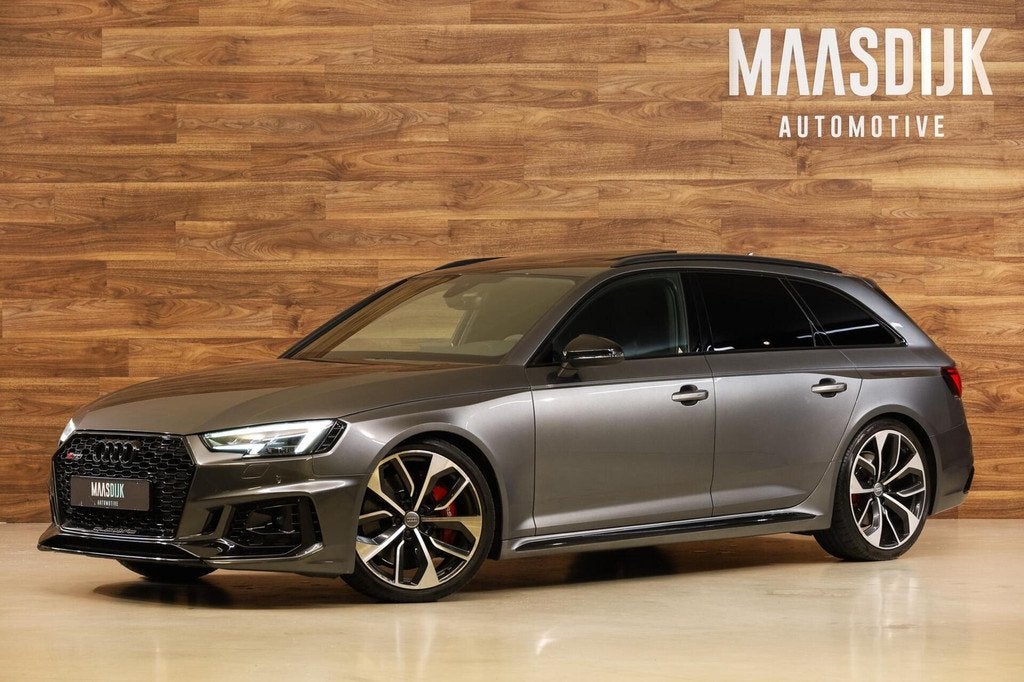 Audi RS 4 Avant 2.9 TFSI Quattro|Pano|Dynamic|Massage|B&O|, Auto's, Audi, Bedrijf, Te koop, RS4, 4x4, ABS, Achteruitrijcamera
