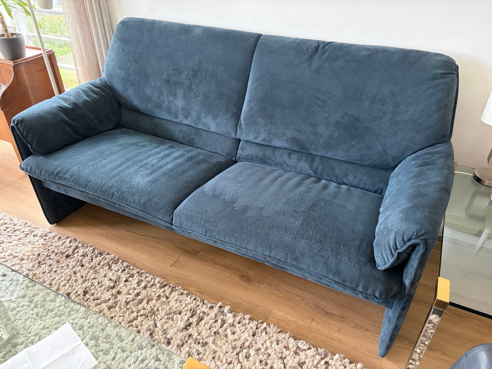 Leolux Bora bèta tweeenhalf zitbank, Huis en Inrichting, Ophalen, Gebruikt, Driepersoons, 75 tot 100 cm