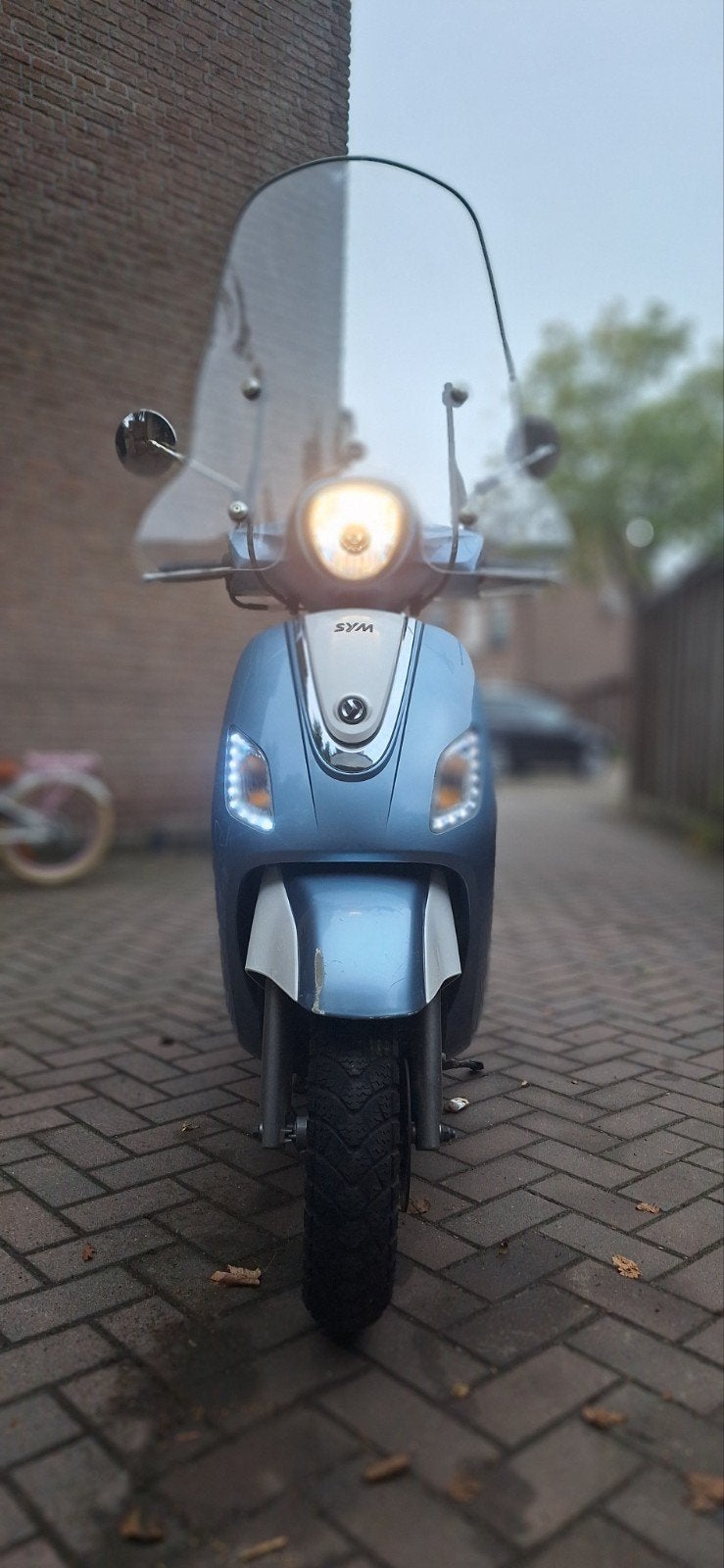 sym fiddle 3 geel kenteken, Fietsen en Brommers, Scooters | SYM, Ophalen, Gebruikt, Maximaal 45 km/u, Benzine