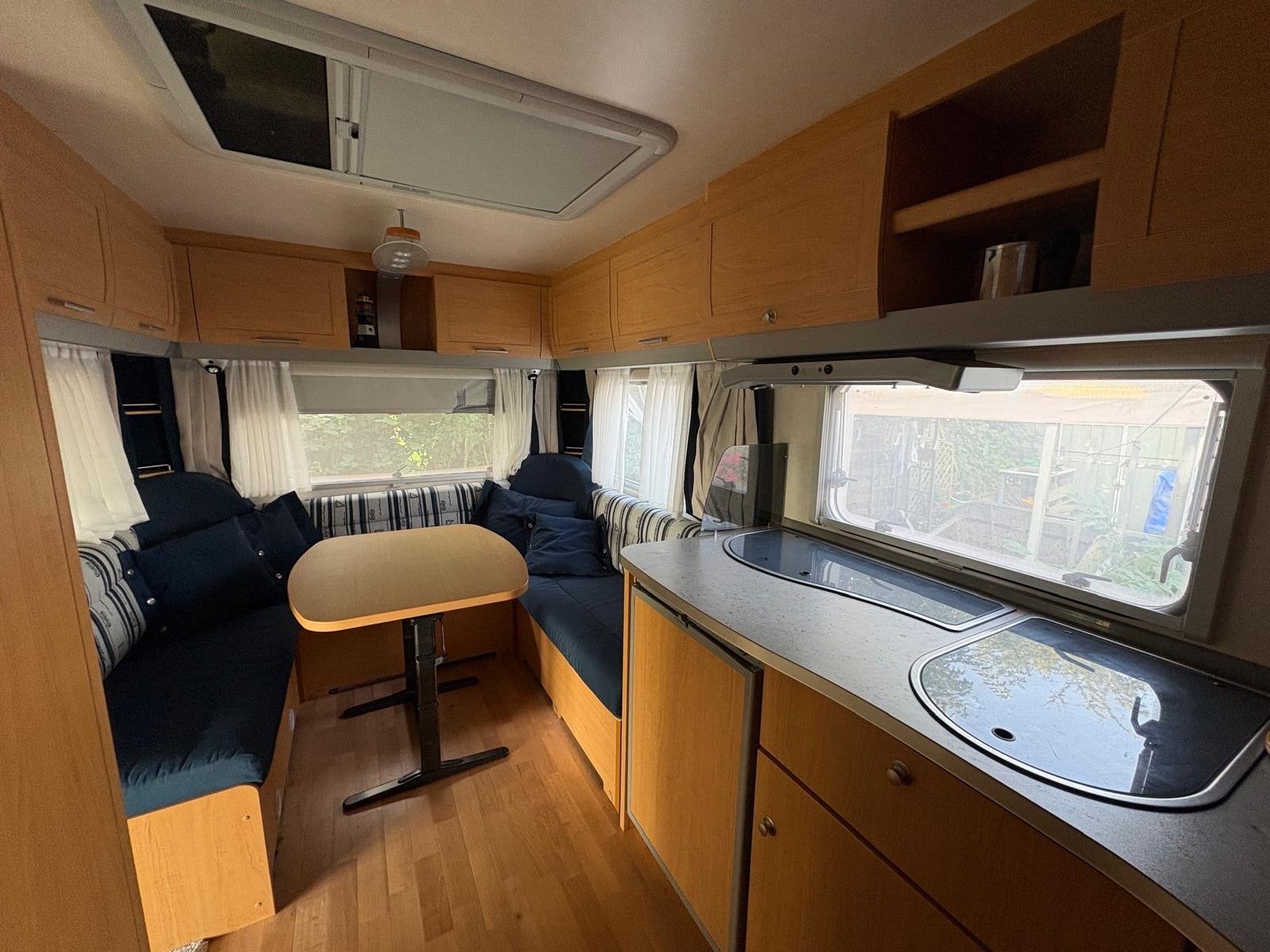 Caravan Knaus evt met winterdak, Caravans en Kamperen, Rondzit, Hordeur, Knaus, Tot en met 4