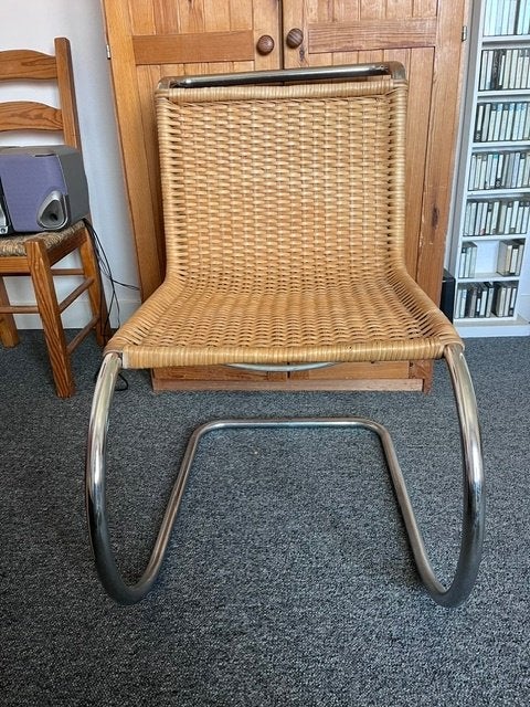 Originele vintage Thonet MR10 – Mies van der Rohe – Bauhaus, Ophalen, Minder dan 50 cm, Gebruikt, Bauhaus