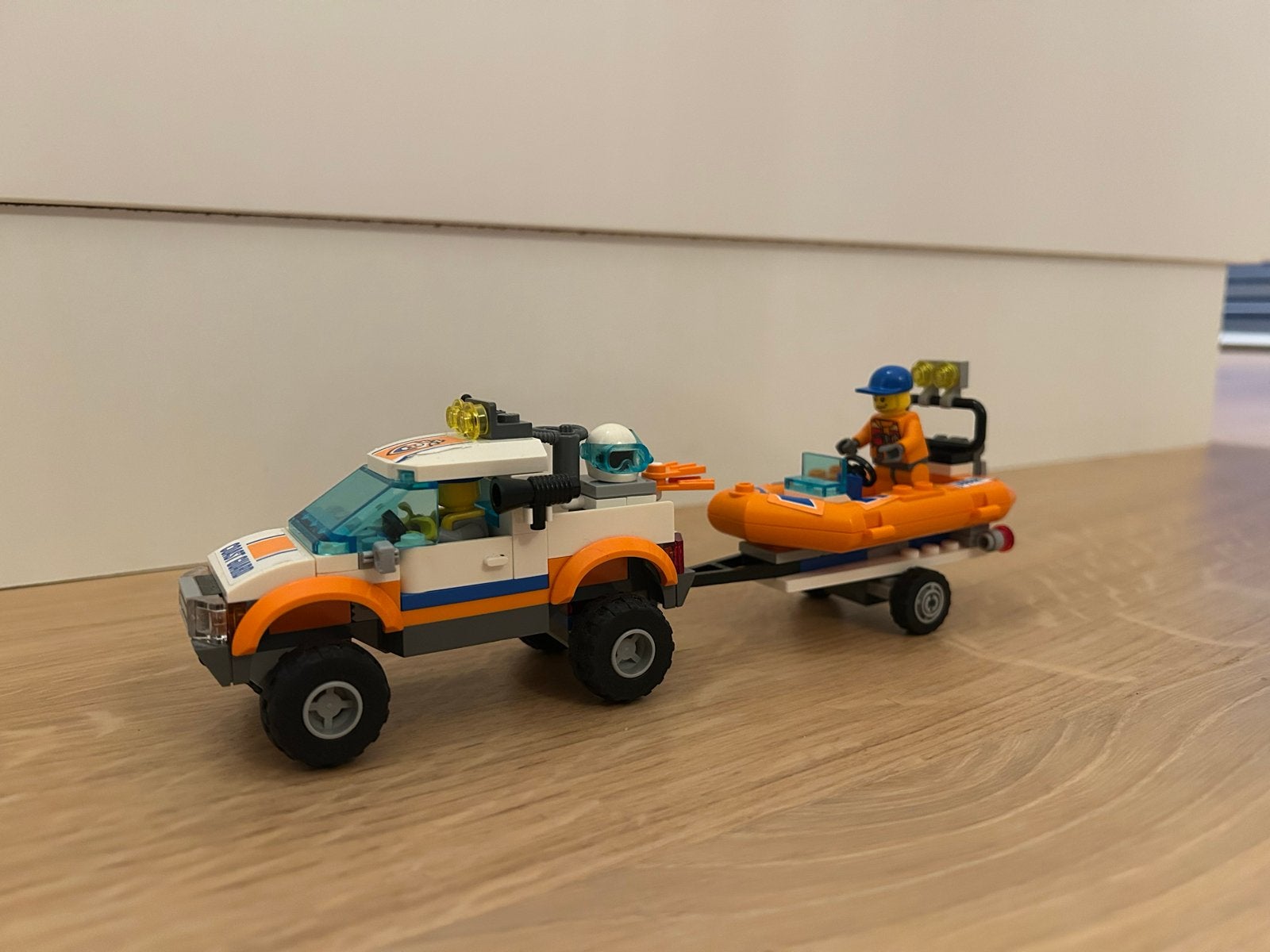 Lego City 60012 Kustwacht 4x4 & Duikboot - Compleet, Lego, Ophalen of Verzenden, Compleet, Complete set
