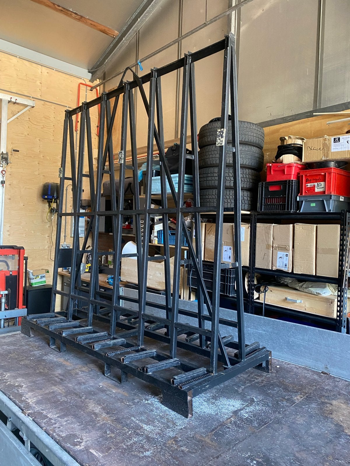Stevige Glasbok voor transport en opslag, Doe-het-zelf en Verbouw, Ophalen of Verzenden, Gebruikt, Overige typen, 160 cm of meer