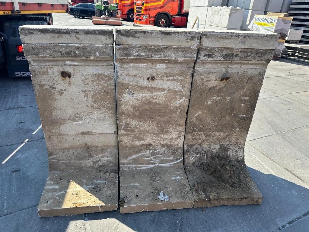 Te koop gebruikte keerwanden beton elementen, Ophalen, Gebruikt