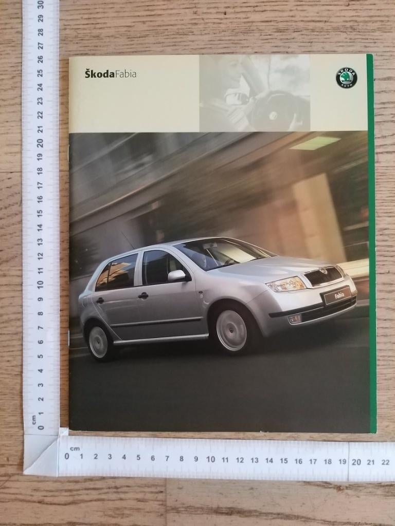 Skoda Fabia brochure 2001, Ophalen of Verzenden, Gelezen, Overige merken