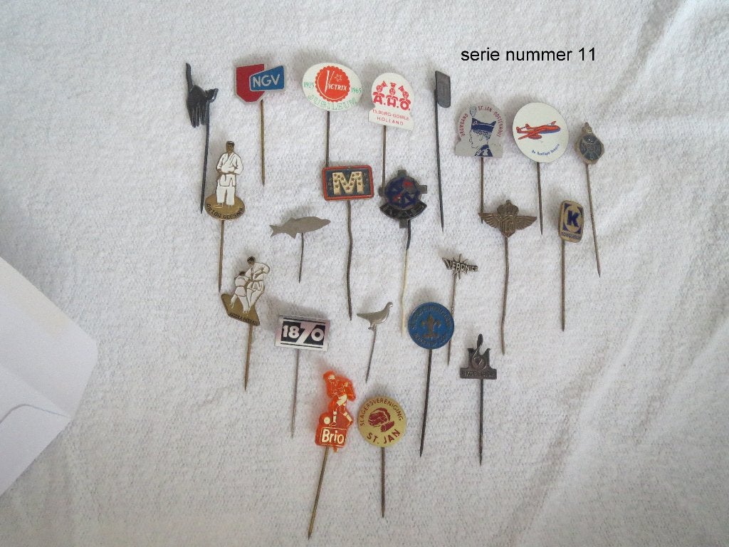 Diverse nostalgische speldjes 22 stuks voor € 10,00, Verzamelen, Ophalen of Verzenden, Gebruikt, Overige onderwerpen
