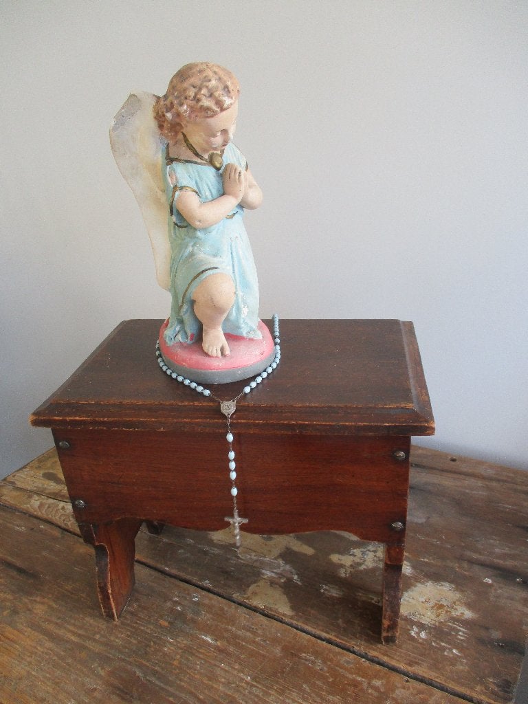 brocante vintage vensterbank bankje  met opberg vak, Ophalen