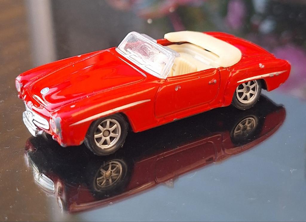 Welly - Mercedes 190sl 1955, Ophalen of Verzenden, Gebruikt, Auto