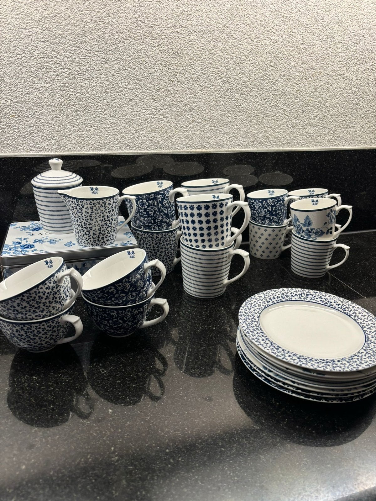 Laura Ashley servies - blueprint, Huis en Inrichting, Keuken | Servies, Ophalen, Zo goed als nieuw, Overige stijlen, Porselein